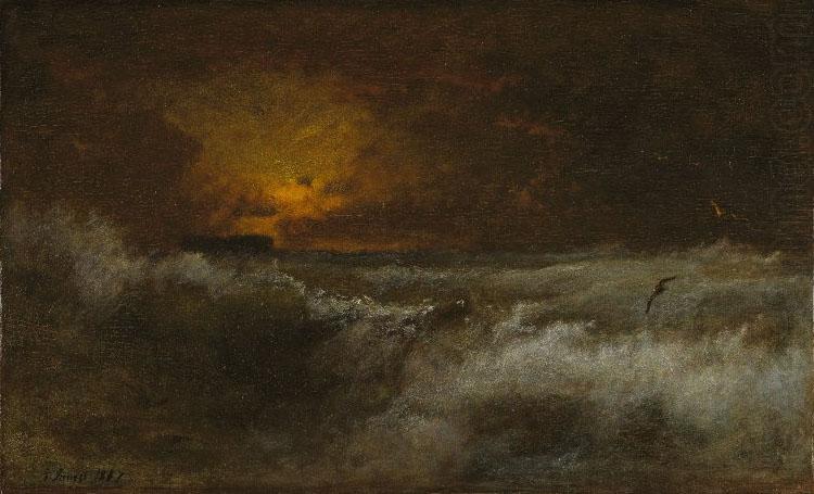 Sunset over the Sea, George Inness